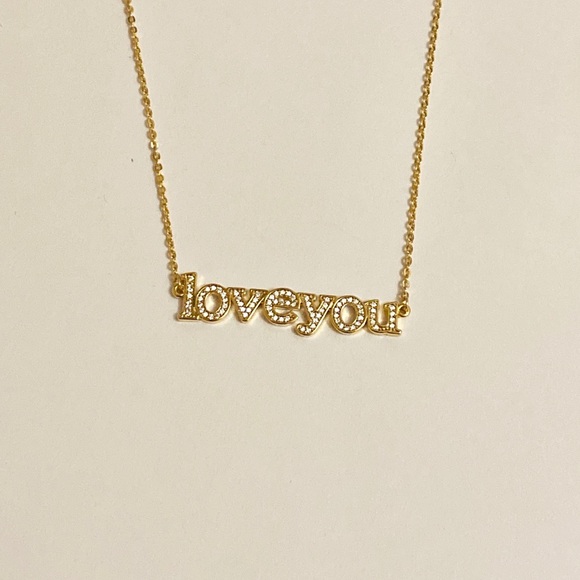 ⭐️CZ LOVE YOU necklace - Picture 6 of 6